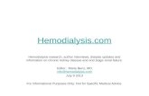 Hemodialysis.com : Kidney Disease Research Interviews