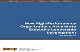 How high performance organisations accelerate leadership development
