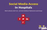 Social Media Access in Hospitals