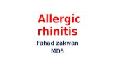 1. allergic rhinitis