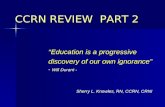 CCRN Review Part 2 (of 2)
