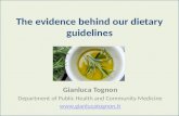 The evidence behind nordic nutrition recommendations