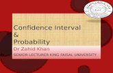 Confidence interval & probability statements