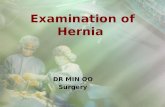 Hernia examination by Dr Min Oo