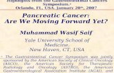 Pancreatic Cancer Are We Moving Forward Yet