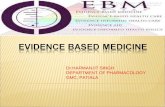 Evidence Based Medicine by Dr. Harmanjit Singh, GMC, Patiala