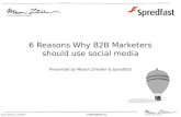 Top 6 Reasons B2B Marketers Should Use Social Media