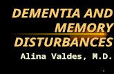 Dementia And Memory Disturbances