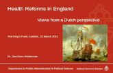 Jan-Kees Helderman on NHS reform - a Dutch perspective