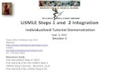 USMLE STEP 2, Individualized Tutorial Demonstration—Sept. 2012 Session 1
