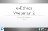 E-Ethics Webinar 2 - Cases of Starbucks Big Bad Blogger and Marlboro Red List (Dec 17, 2012)