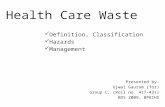 Health care Waste management