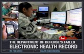 IT Project Management @ GW: Analysis of DOD’s Electronic Health Record Initiatives