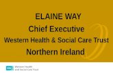 Elaine Way, Chief Executive, Western Health & Social Care Trust Northern Ireland