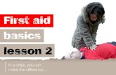 First aid basics 2 ppt