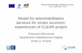 F. benvenuti model for telerehabilitation clear project