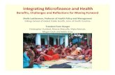 Sheila Leatherman, Why Integrating Microfinance, Health Education, and Other Forms of Health Protection