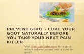 Prevent gout - cure your gout naturally before you take your next pain killer