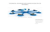 Technical seminar documentation on 3d internet