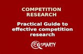 Competition Research