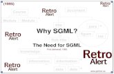 Why SGML (Retro Alert 1995)