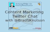 Talking Content Marketing with @BradSKnutson