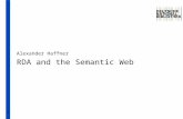 RDA and the Semantic Web