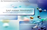 SAP HANA Training | SAP HANA Online Training | SAP HANA Course