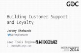 GDC 2014 - Jeremy Ehrhardt, KIXEYE - Building Customer Support and Loyalty
