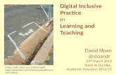 Digital Inclusive Practice in Learning and Teaching