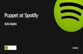 Puppet at Spotify