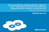 Autoscaling application block and transient fault handling application block reference