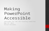 Making PowerPoint accessible