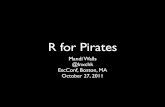R for Pirates. ESCCONF October 27, 2011