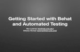 Getting Started with Behat and Automated Testing