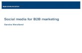 Social media for B2B marketing