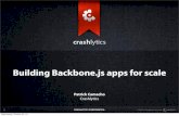 Building Backbone.js Apps for Scale