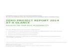 Zero Project Report 2014 at a glance