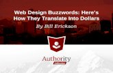 Web Design Buzzwords, Authority Intensive 2014