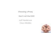 Usenix LISA 2012 - Choosing a Proxy