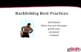 Backlinking Best Practices