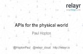 APIs for the physical world