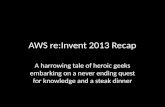 AWS re:Invent 2013 Recap
