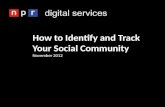 Webinar: How to Track and Identify Your Social Community