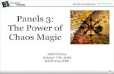 Panels 3.0: The Powers Of Chaos Magic