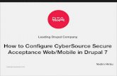 How to Configure CyberSource Secure Acceptance Web/Mobile in Drupal 7