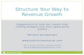 Structure your way to revenue growth