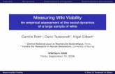 Measuring Wiki viability