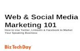 Web & social media marketing 101 - National speaker association
