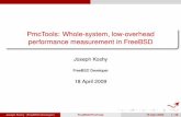 PmcTools: Whole-System, Low-Overhead Performance Measurement in FreeBSD